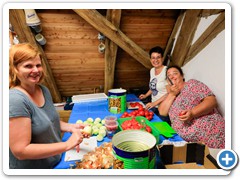 Vorbereitungen im Brotzeitraum