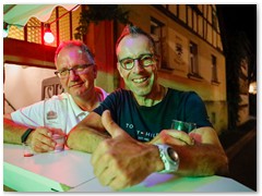 Wein schmeckt wohl auch