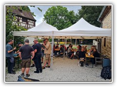 Nachmittags: Wetter, Stimmung und Besucheranzahl gut!