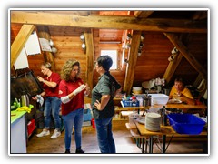 In der Küche mit den fleißigen Helfern