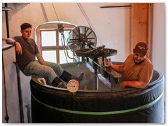 und Malz wird ausgeräumt