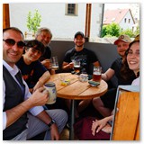 Unser neuer Feierraum wird getestet